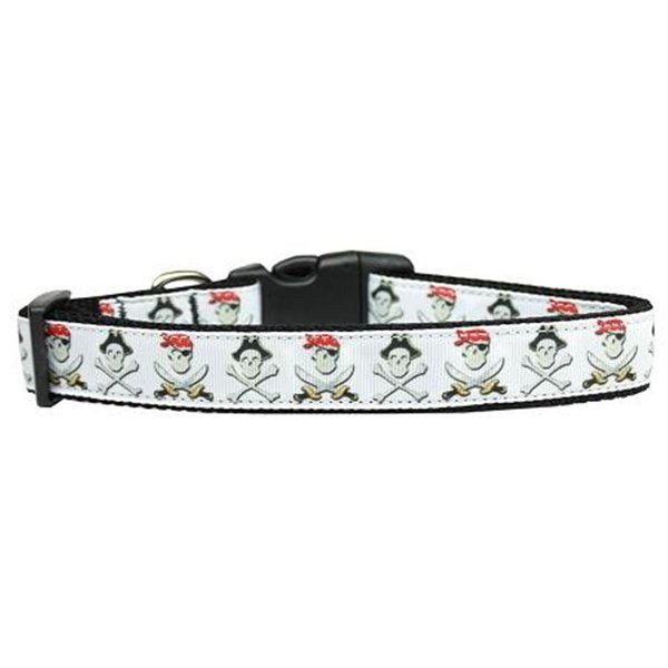 Unconditional Love Jolly Roger Nylon Dog Collar Large UN913621